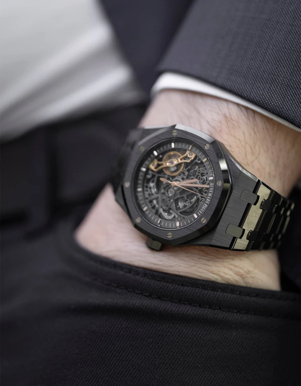 ⁦Audemars Piguet (Royal Oak) Watch For Men 15416CE.OO.1225CE.01⁩ - الصورة ⁦19⁩