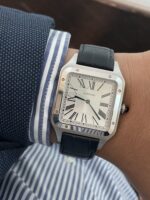 ⁦Cartier Santos Watch For Men and Women WSSA0032⁩ - الصورة ⁦15⁩